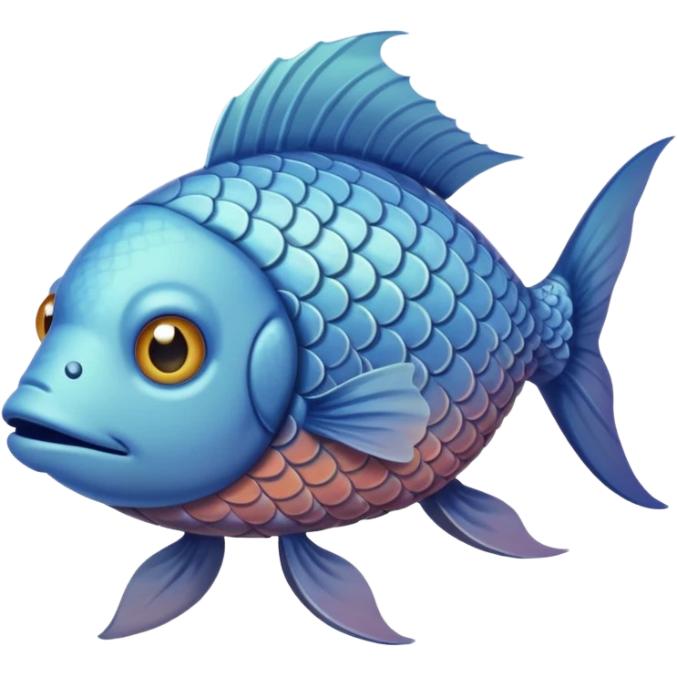 really sad fish with legs  emoji