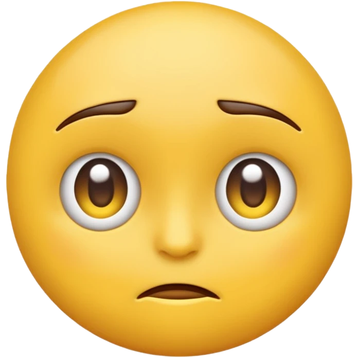 Emoji giving side eye emoji
