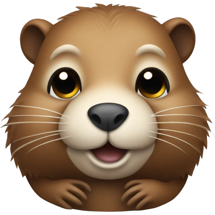 beaver being cute emoji