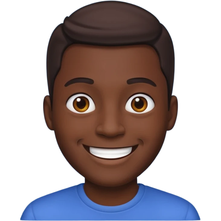 dark skin male emoji emoji