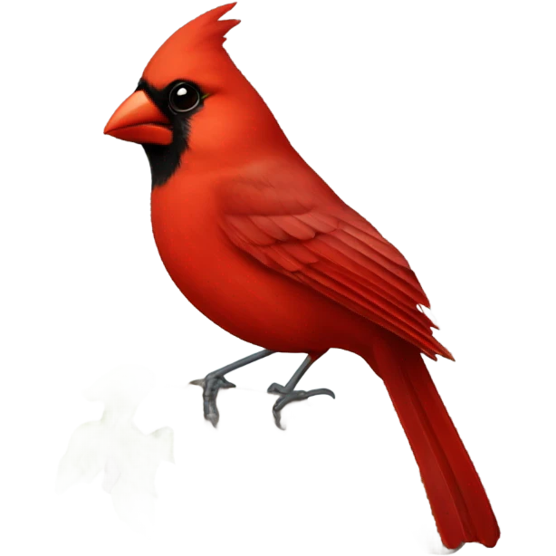 Red cardinal  emoji