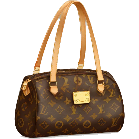 Louis Vuitton shoulder bag emoji