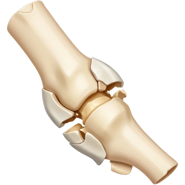 broken knee bone @emoji emoji