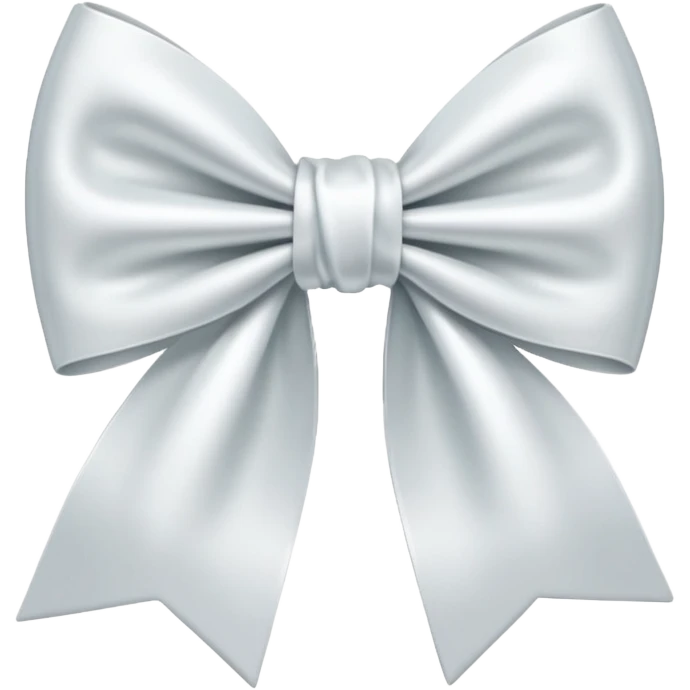 white bow emoji