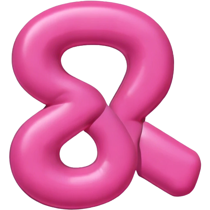 Pink number emoji