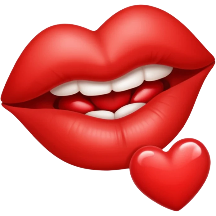 Lips and Hearts emoji