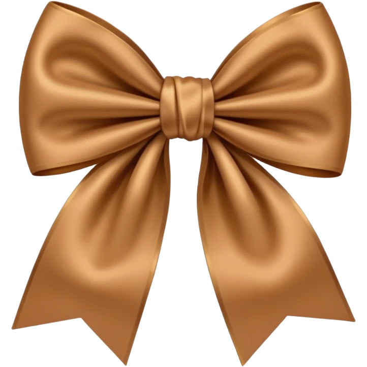Light brown bow  emoji