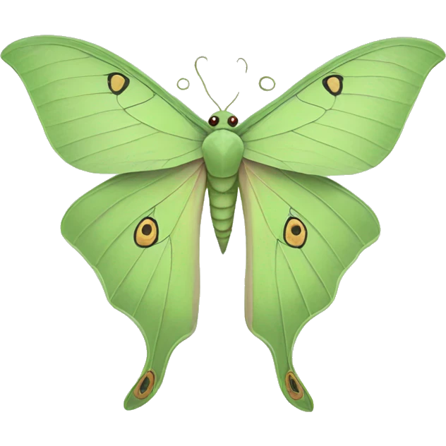 Luna moth emoji