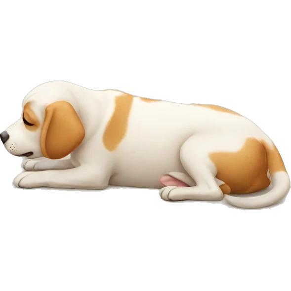 dog on its back emoji