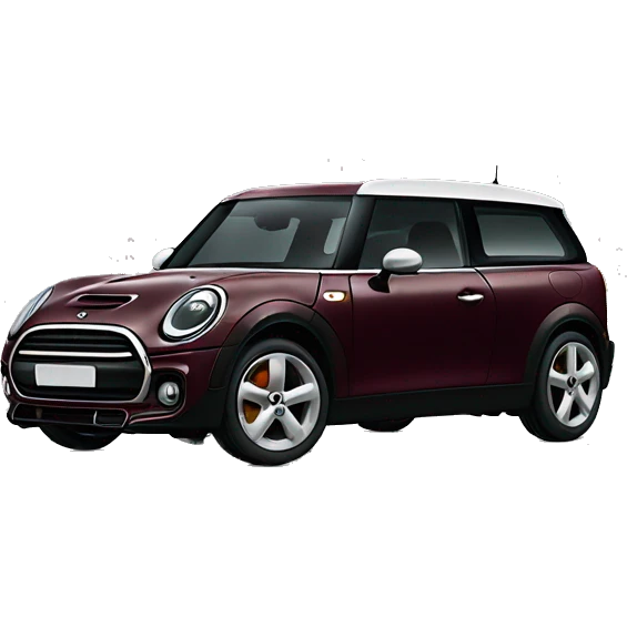 Maroon mini clubman emoji