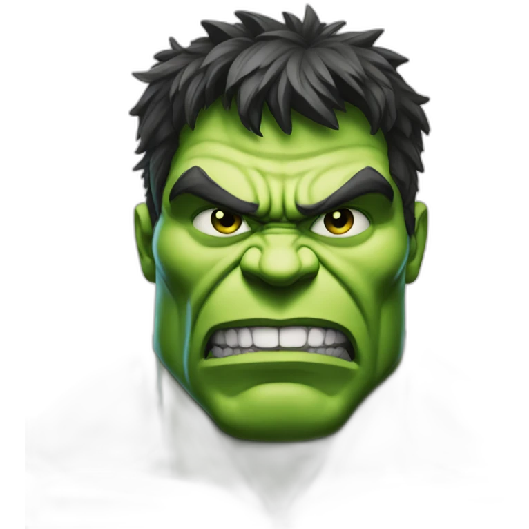 hulk with neck emoji