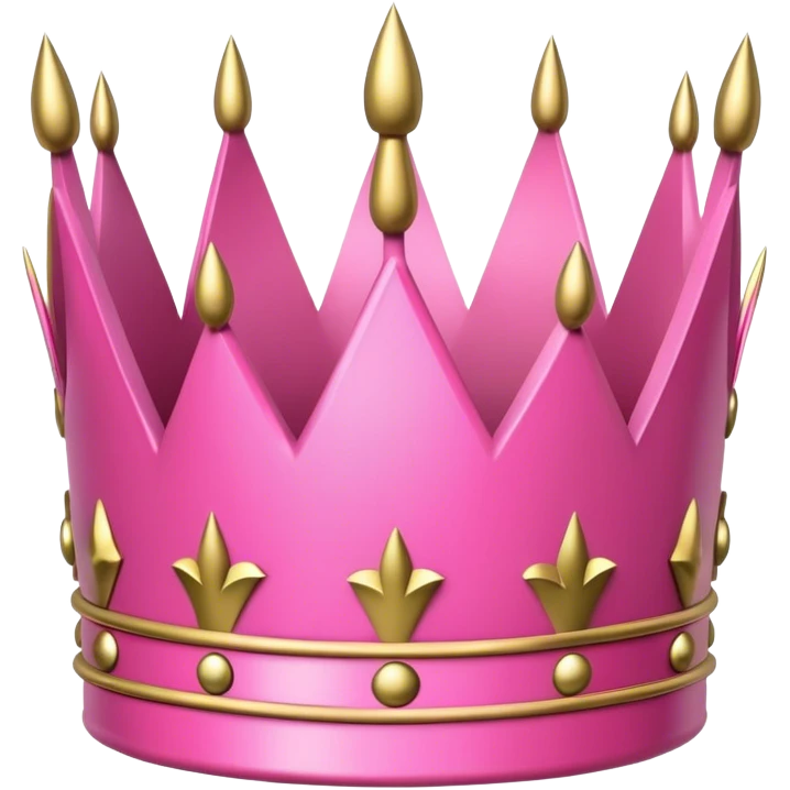 pink crown with bullets emoji