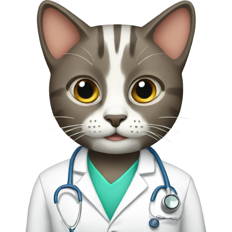 Cat doctor  emoji