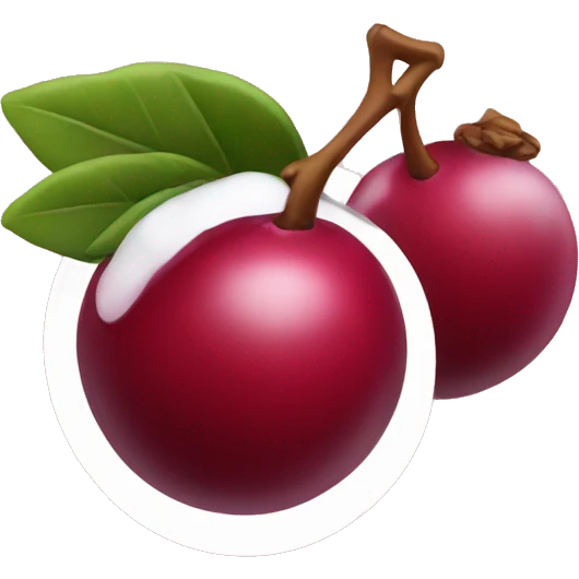 Cranberry emoji