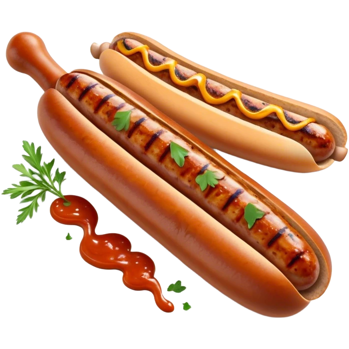 Cinematic spicy chipotle sausage, glistening with smoky, tangy sauce, charred and grilled to perfection, sliced open to reveal juicy filling, served with fresh herbs, rich and flavorful, detailed and appetizing. emoji