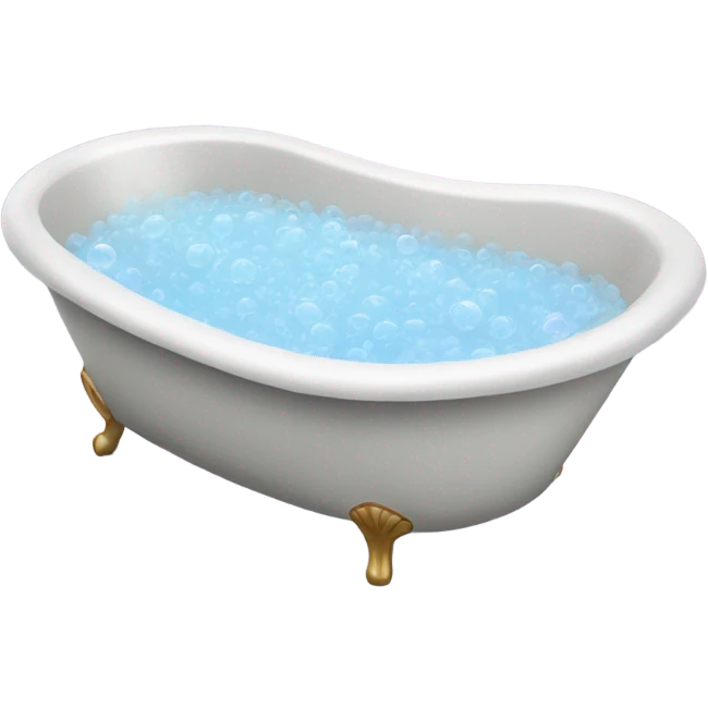 Bubble bath tub emoji