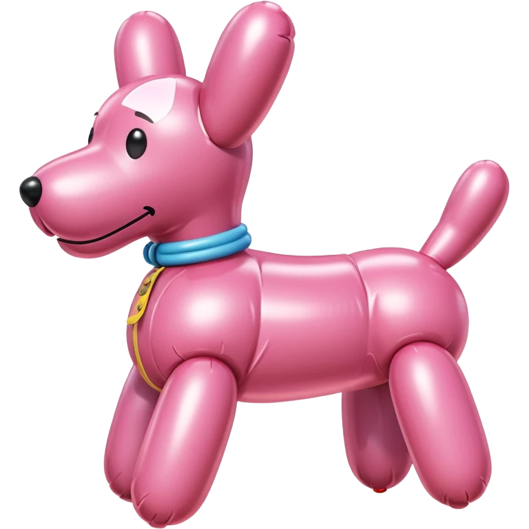 spam meat pink balloon dog emoji