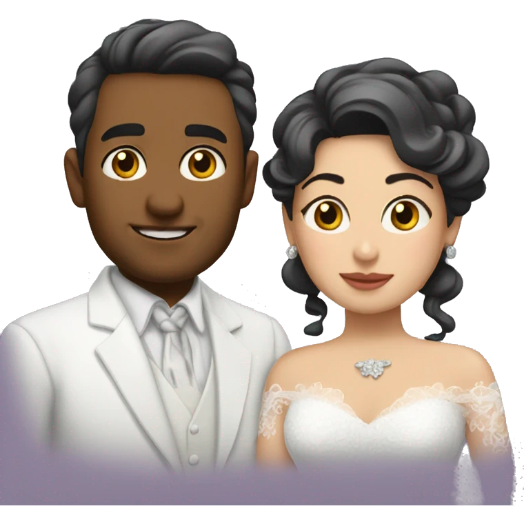Blanca nieves con novio emoji