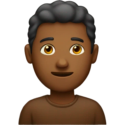 brown iphone emoji