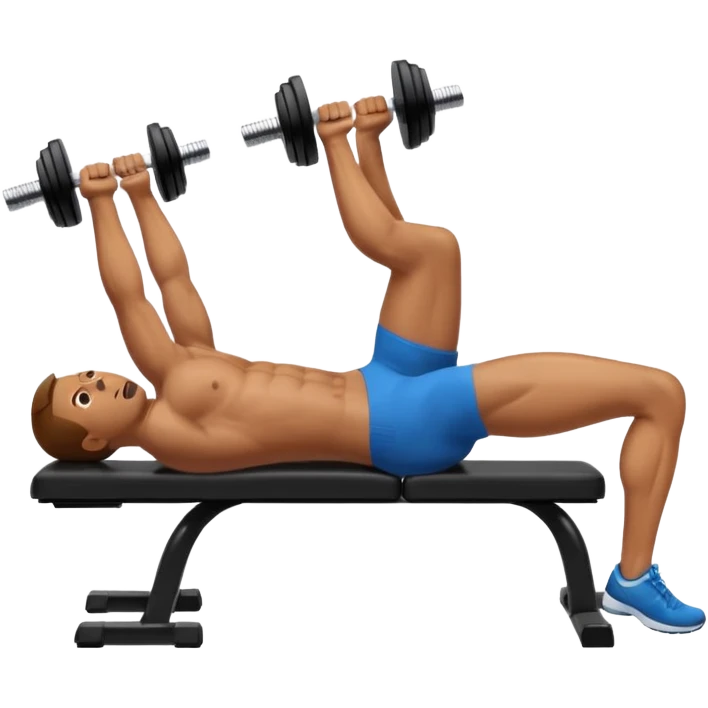 
Dumbbell press level with movement while lying dowaccurate picturen emoji