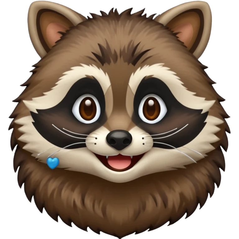 emoji raccoon emoji
