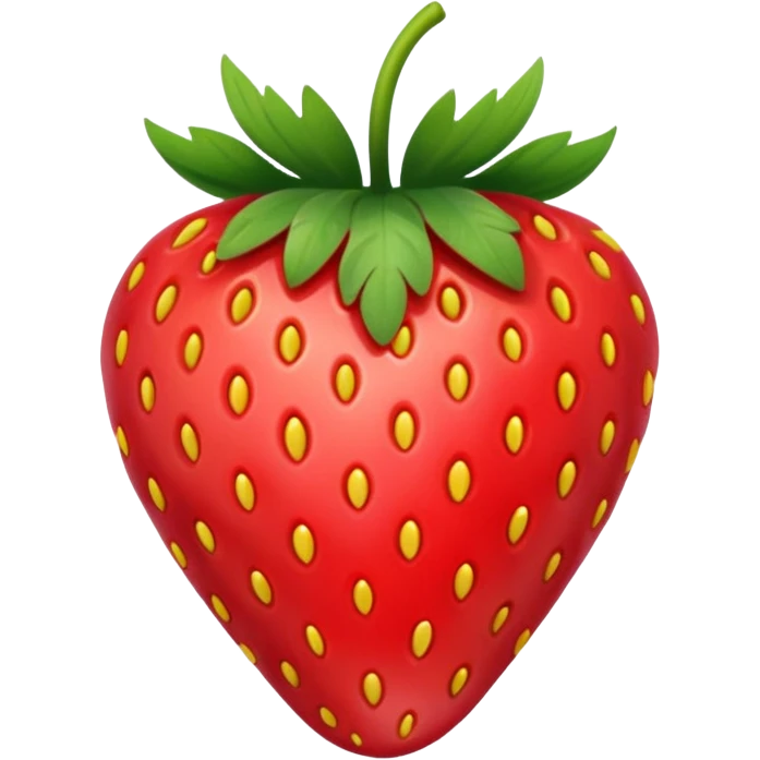 red strawberry emoji