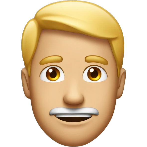Responsible Emoji in man's face emoji