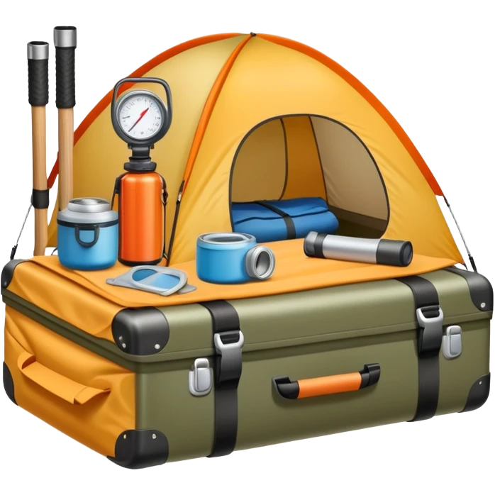 camping gear emoji