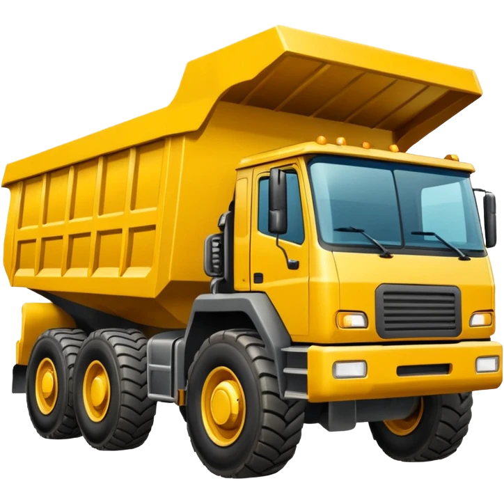 Mining truck emoji