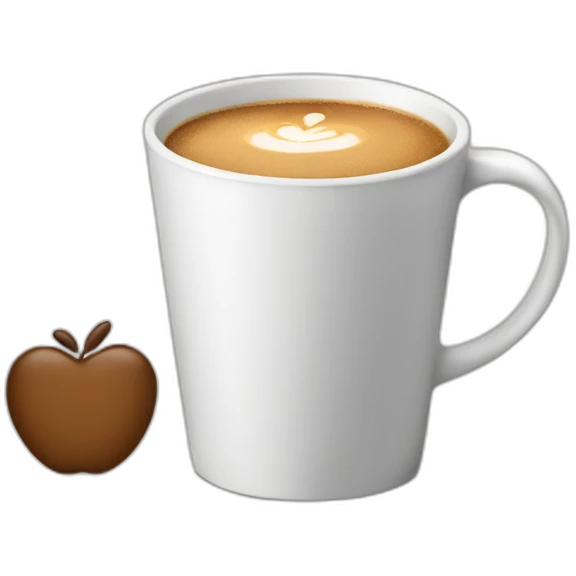 Coffee and Mac emoji