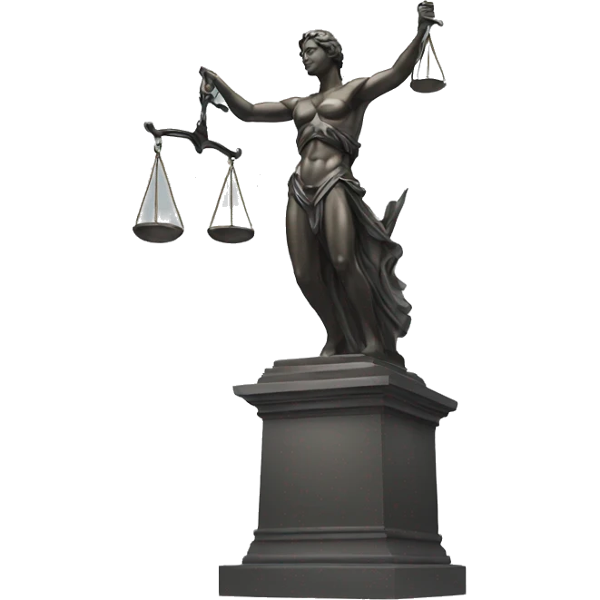 justice statue emoji