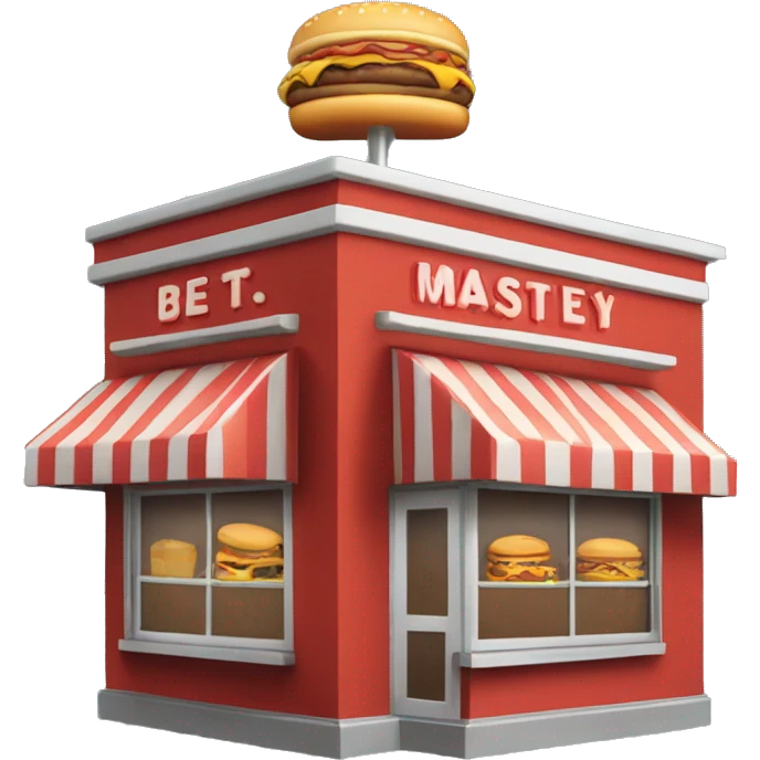 fastfood restaurant building emoji