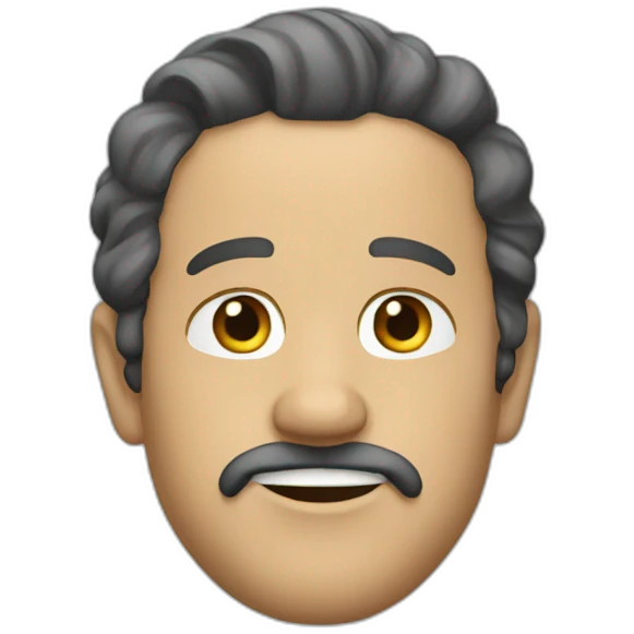 Charlie chapline sans chapeau emoji