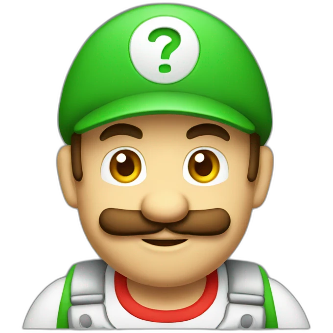 supermario working as a graphic designer emoji