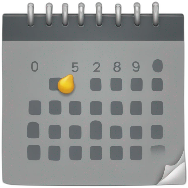 calendar emoji