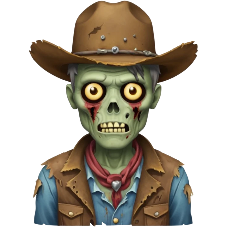 zombie cowboy emoji