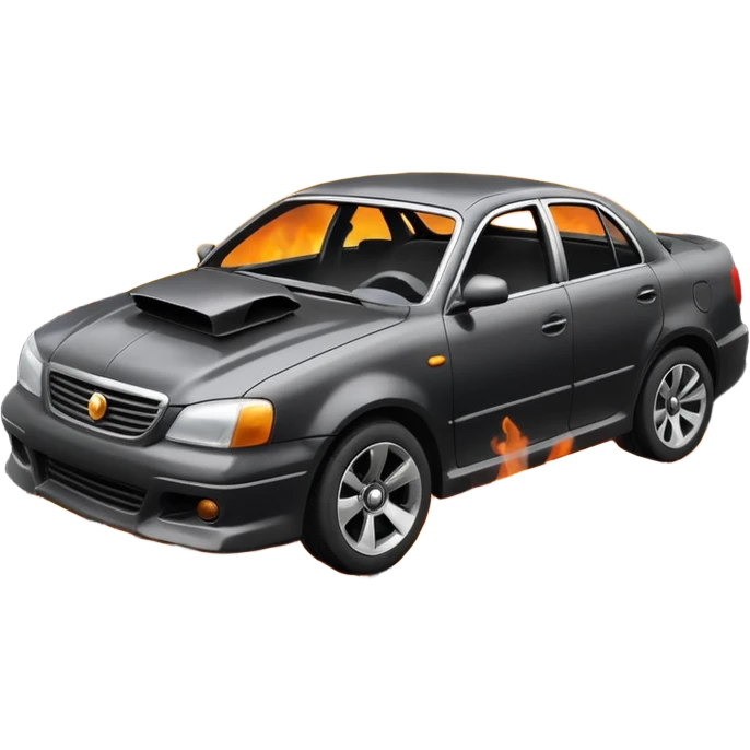Car crash  emoji