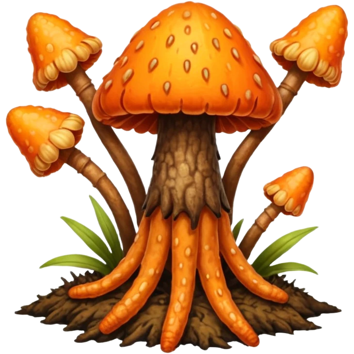 cordyceps mushroom emoji