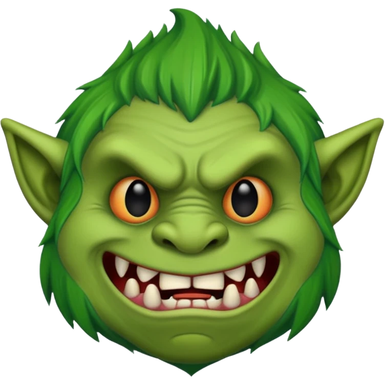 a troll waiting  emoji
