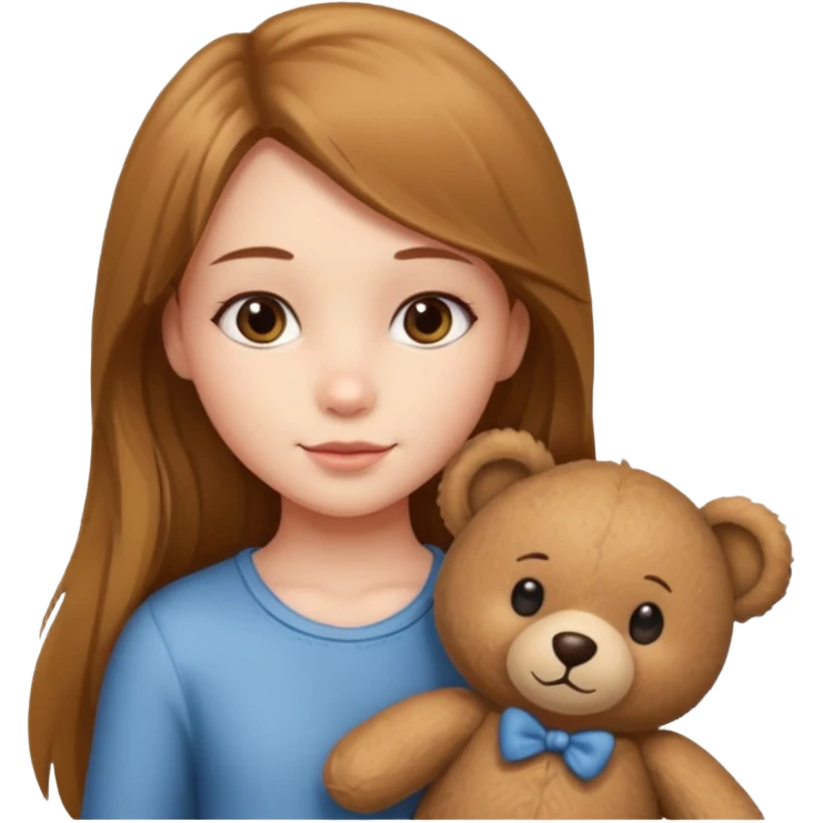 Girly bear emoji