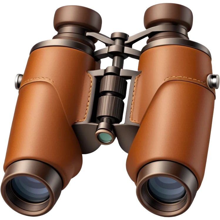brown binoculars emoji