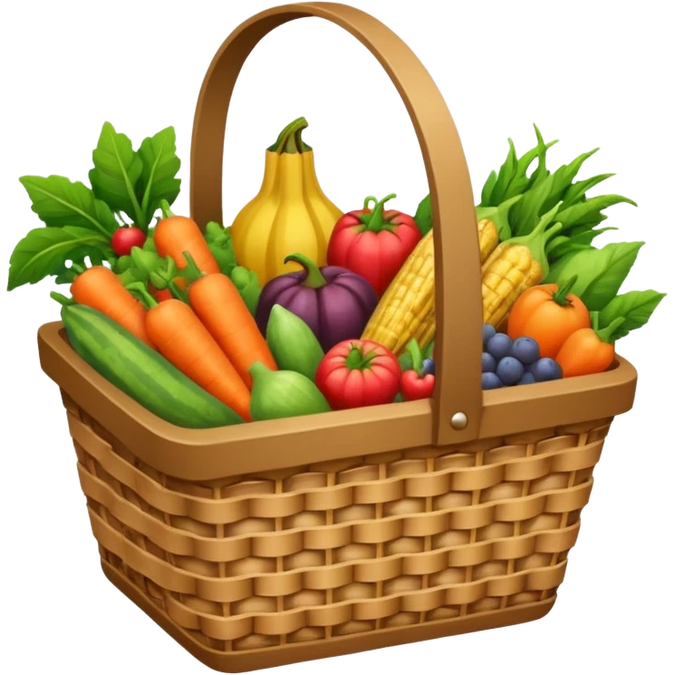 grocery basket emoji