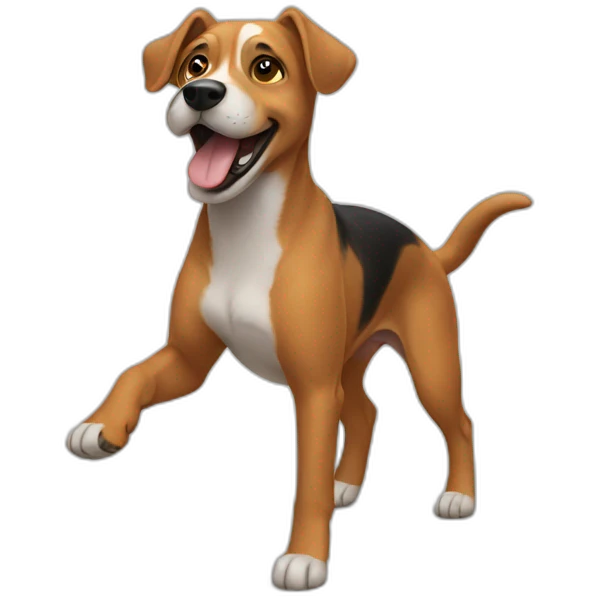 Dog dance emoji