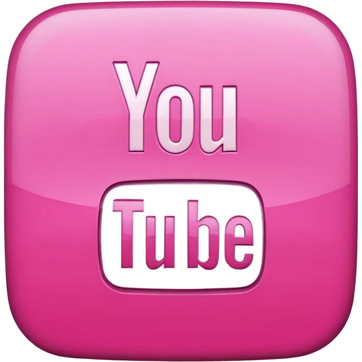 mix pink youtube logo emoji