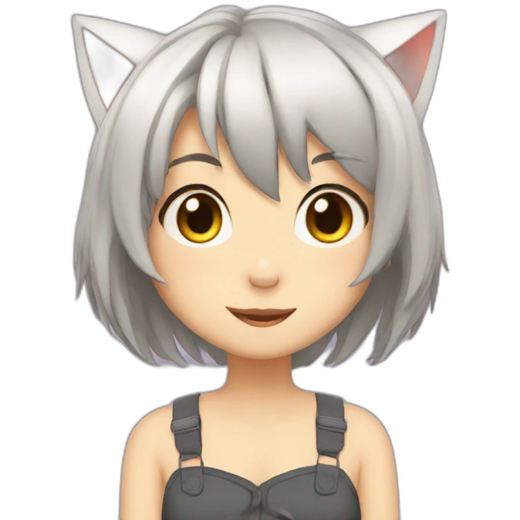 anime cat girl emoji