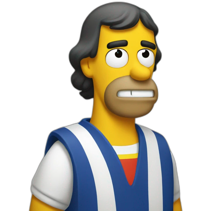 homero en el barcelona emoji