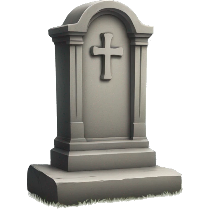 grave stone emoji