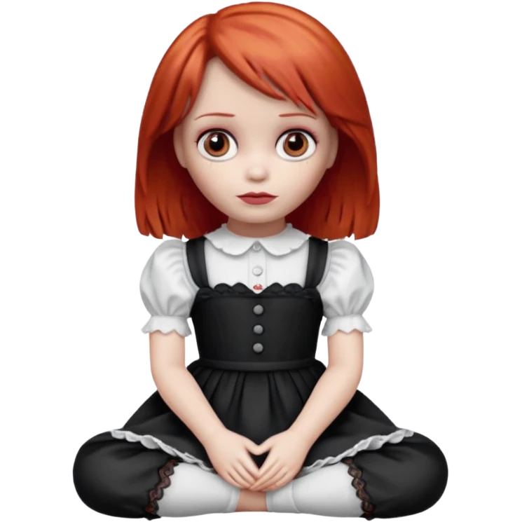 annabelle doll red hair emoji