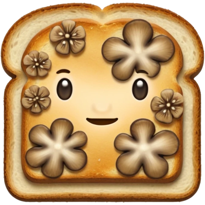 mushroom toast emoji