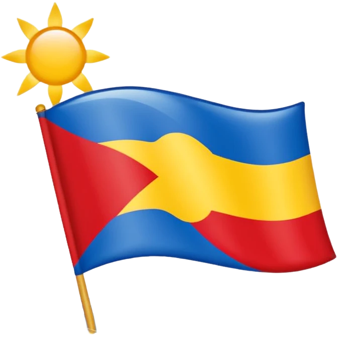 Fait le drapeau de la Guadeloupe 🇬🇵  emoji